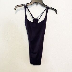 Lululemon Strappy Back Navy Blue Cami Tank Top